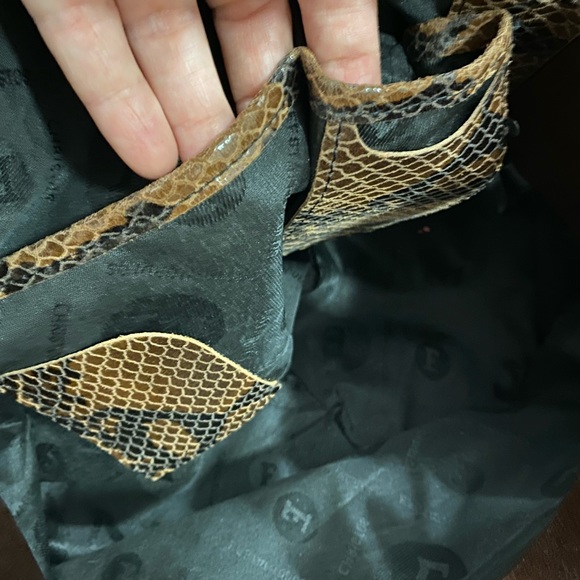 Christos Efstathopulos Snakeskin Shoulder Bag - Picture 2 of 7